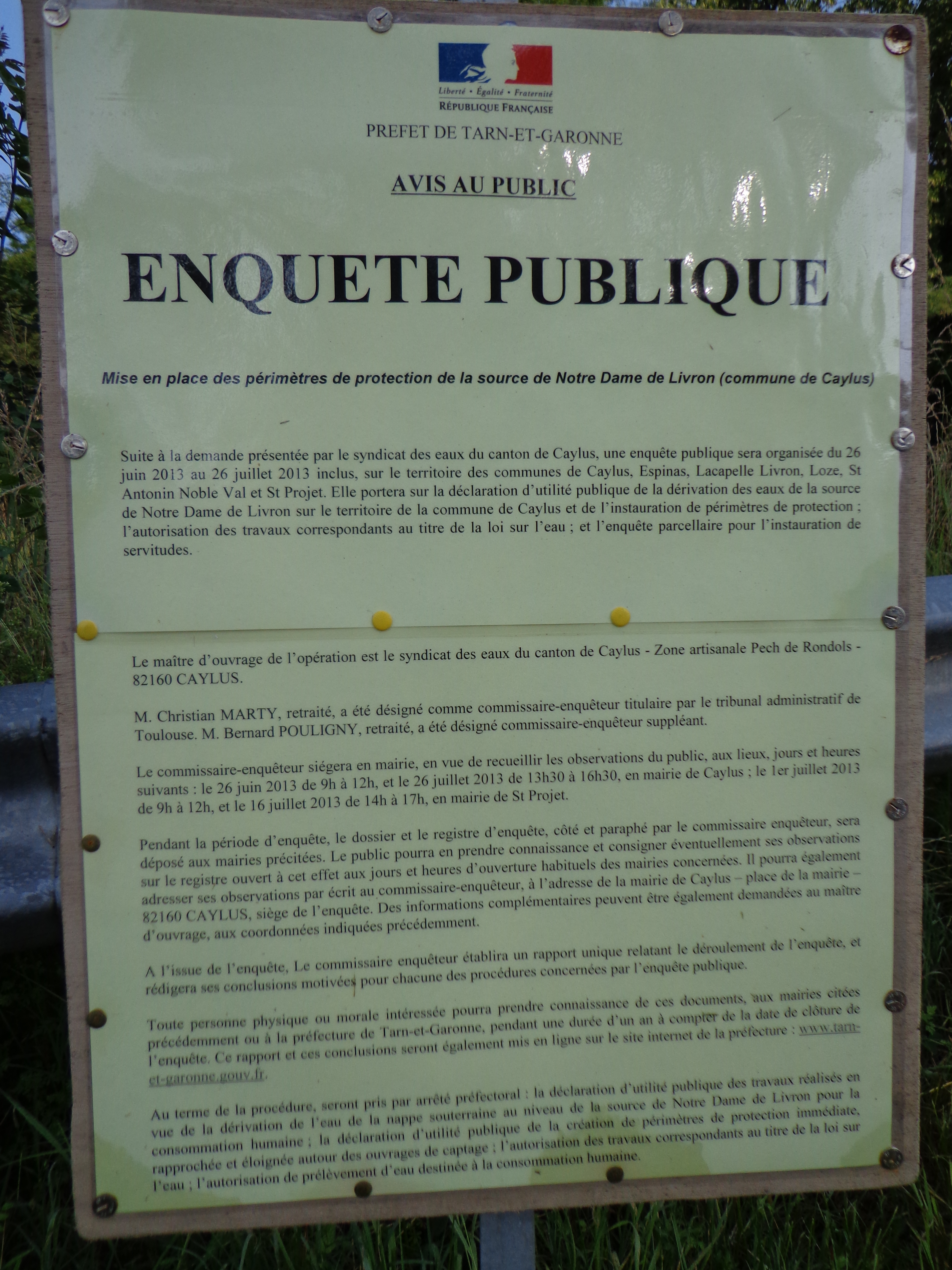 enquetpub. caylus